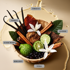 Smoky Horizon candle fragrance notes tobacco, oudh, leather, vanilla