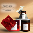 Rose Éternelle luxury candle premium gift packaging in India